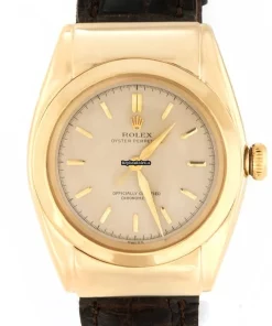 Wonderful Fakes Rolex Bubble Back 6065 Automatic Movement 30mm Yellow Gold Case Mens/unisex Watch