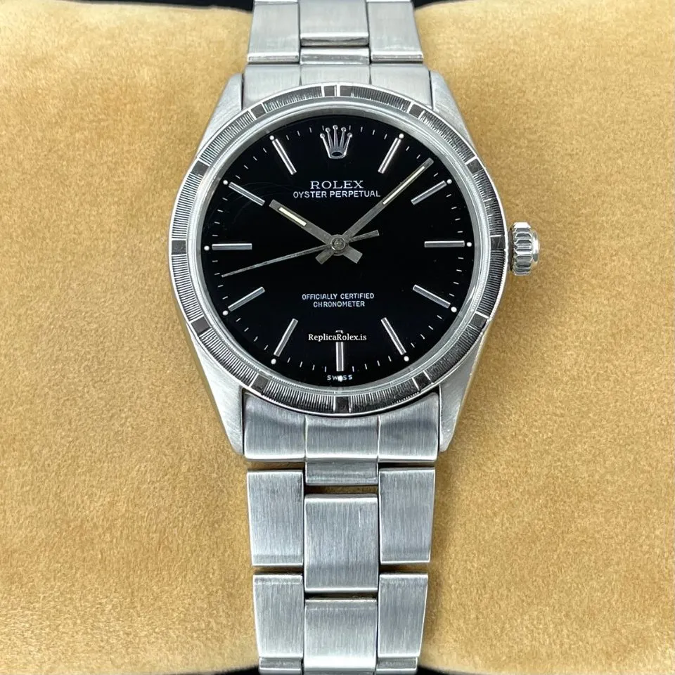 Remarkable Fake Rolex Oyster Perpetual 34 1007 Caliber 1570 Automatic Movement 34mm Steel Case Mens/unisex Watch - Image 3