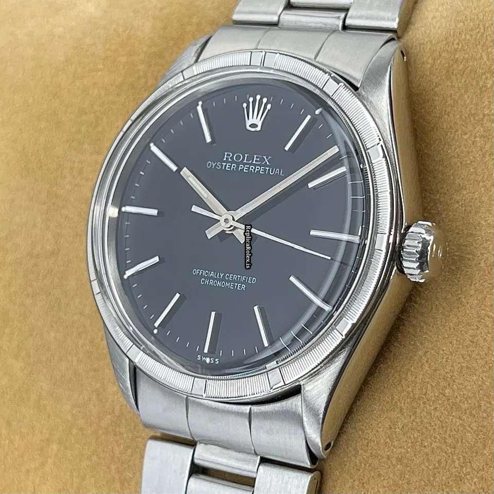 Remarkable Fake Rolex Oyster Perpetual 34 1007 Caliber 1570 Automatic Movement 34mm Steel Case Mens/unisex Watch - Image 4