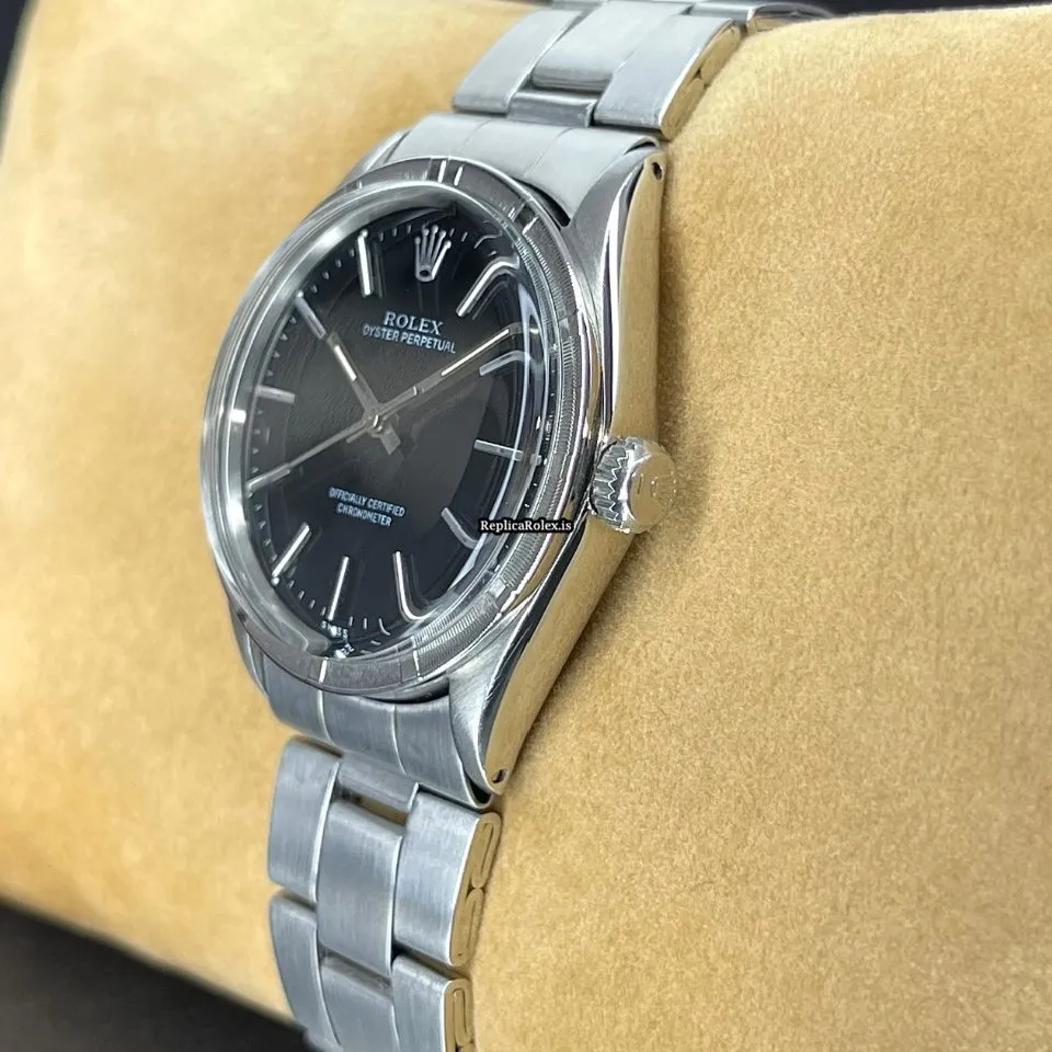 Remarkable Fake Rolex Oyster Perpetual 34 1007 Caliber 1570 Automatic Movement 34mm Steel Case Mens/unisex Watch - Image 5