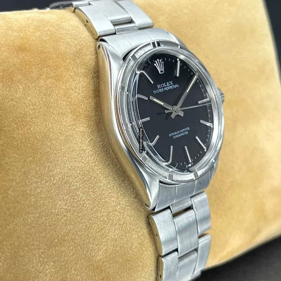 Remarkable Fake Rolex Oyster Perpetual 34 1007 Caliber 1570 Automatic Movement 34mm Steel Case Mens/unisex Watch - Image 6