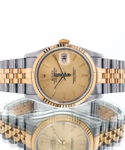 Fabulous Replica Rolex Datejust 16233 Automatic Movement 36mm Gold/steel Case Mens/unisex Watch