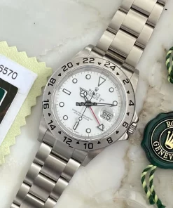 Superb Clone Rolex Explorer II 16570t Caliber 3185 Automatic Movement 40x47,2mm Steel Case Mens/unisex Watch