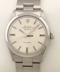Cheap Fake Rolex Air King Precision 5500 Caliber 1520 Automatic Movement 34mm Steel Case Mens/unisex Watch
