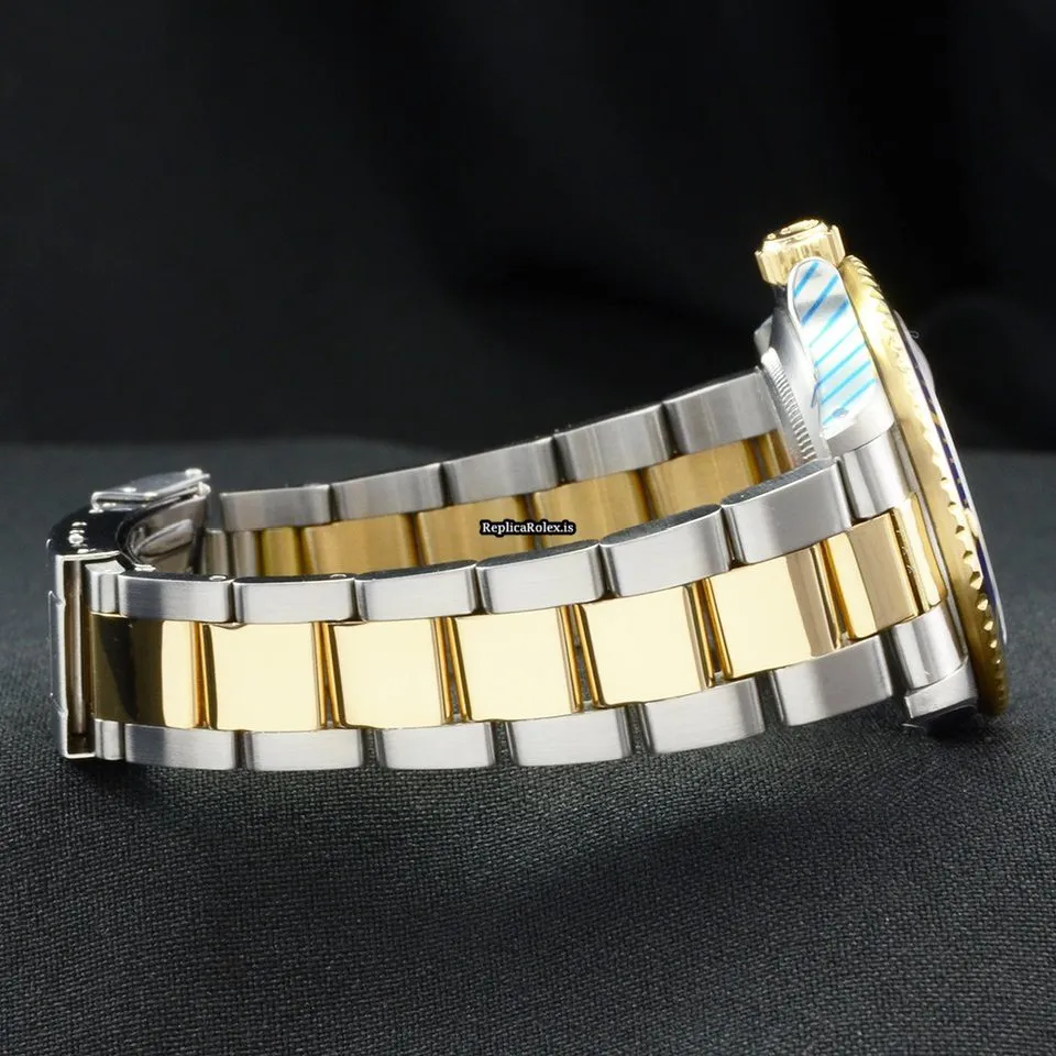 Ideal Replica Rolex Submariner Date 16803 Caliber 3035 Automatic Movement 40mm Gold/steel Case Mens/unisex Watch - Image 5