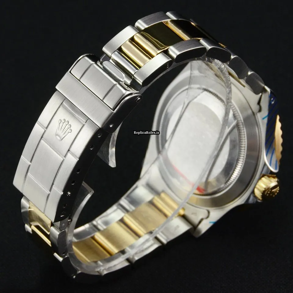 Ideal Replica Rolex Submariner Date 16803 Caliber 3035 Automatic Movement 40mm Gold/steel Case Mens/unisex Watch - Image 7