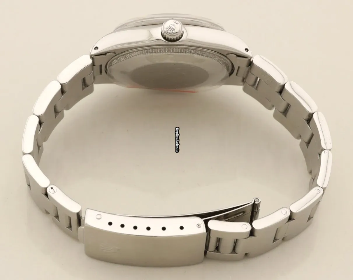 Excellent Fake Rolex Air King Precision 5500 Caliber 1520 Automatic Movement 34mm Steel Case Mens/unisex Watch - Image 6