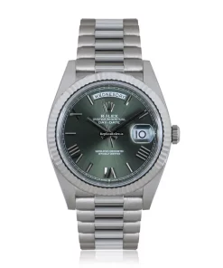 Nice Replica Rolex Day-date 40 228239 Automatic Movement 40mm White Gold Case Mens/unisex Watch