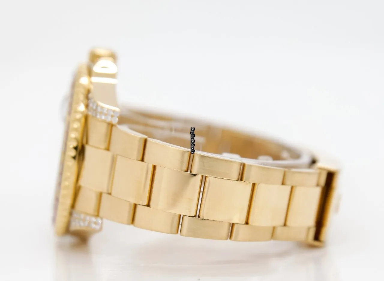 Superior Fake Rolex Gmt-master II 116718ln Caliber 3186 Automatic Movement 40mm Yellow Gold Case Mens/unisex Watch - Image 4