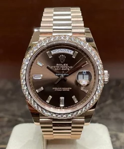 Offering Knockoff Rolex Day-date 40 228345rbr Automatic Movement 40mm Rose Gold Case Mens/unisex Watch