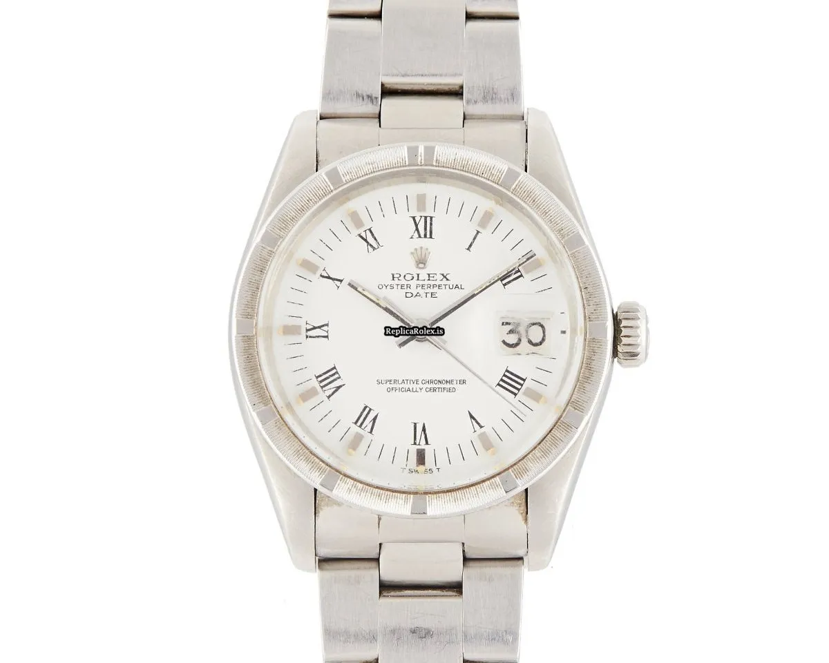 Quality Imitation Rolex Oyster Perpetual Date 1501 Caliber 1575 Automatic Movement 34x42mm Steel Case Watch