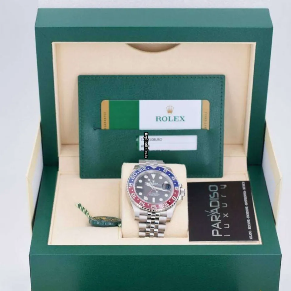 Amazing Fake Rolex Gmt-master II 126710blro Caliber 3285 Automatic Movement 40mm Steel Case Mens/unisex Watch - Image 6