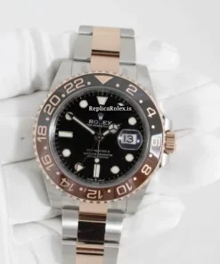 Defect Replica Rolex Gmt-master 126711chnr Caliber 3285 Automatic Movement 40mm Gold/steel Case Mens/unisex Watch