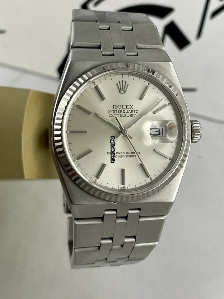 Cheap Fake Rolex Datejust Oysterquartz 17014 Caliber 5035 Quartz Movement 36mm Steel Case Mens/unisex Watch