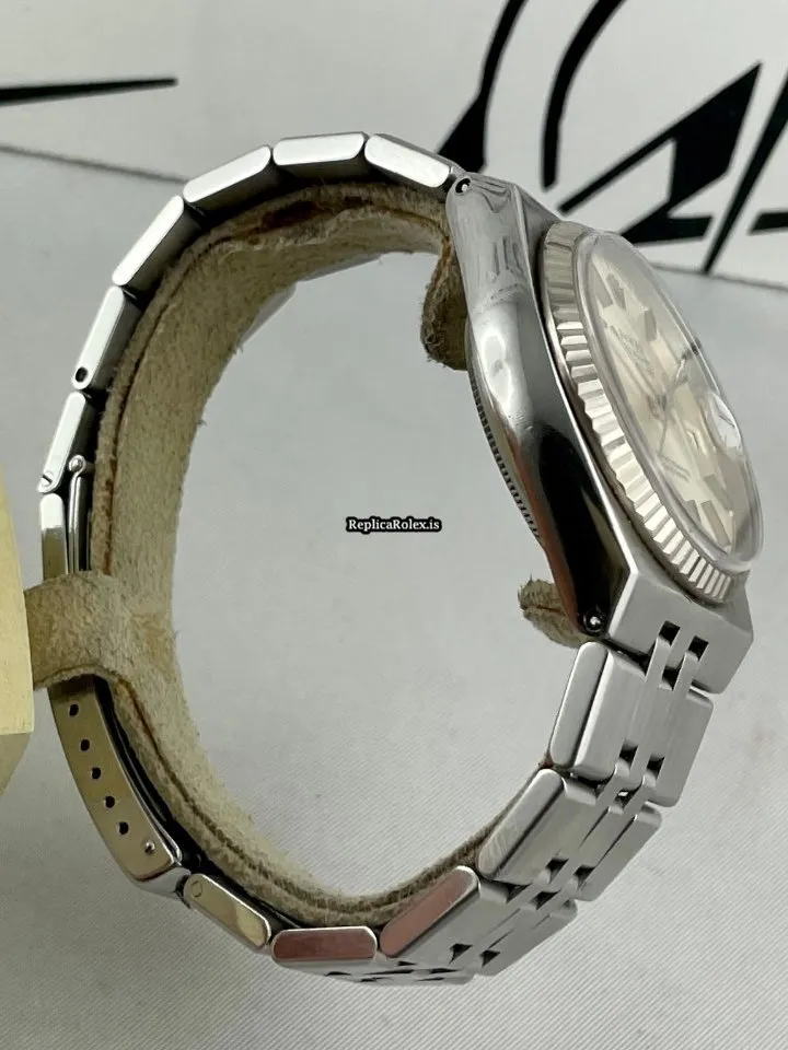 Cheap Fake Rolex Datejust Oysterquartz 17014 Caliber 5035 Quartz Movement 36mm Steel Case Mens/unisex Watch - Image 8