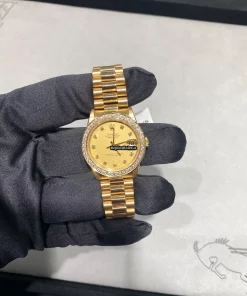 Fantastic Replica Rolex Datejust 68278 Caliber 2135 Automatic Movement 31mm Yellow Gold Case Womens Watch