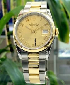 1:1 Replica Rolex Datejust 16233 Caliber 3135 Automatic Movement 36mm Gold/steel Case Mens/unisex Watch