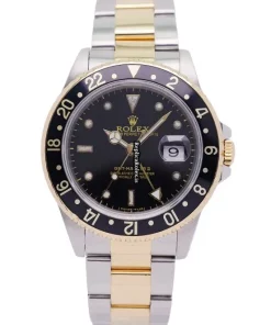 Amazing Replicas Rolex Gmt-master II 16713 Automatic Movement 40mm Gold/steel Case Mens/unisex Watch