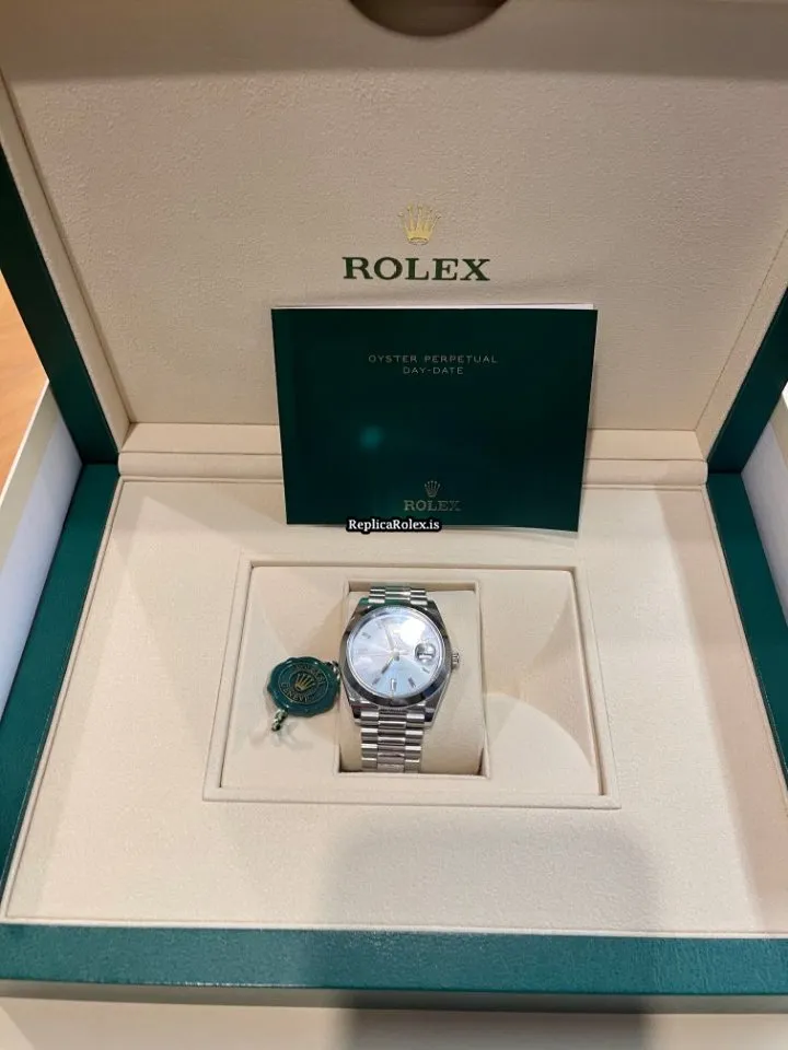 Quality Replicas Rolex Day-date 40 228206-0004 Caliber 3255 Automatic Movement 40mm Platinum Case Mens/unisex Watch - Image 2