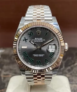 Well Made Fake Rolex Datejust II 126331 Caliber 3235 Automatic Movement 41mm Gold/steel Case Mens/unisex Watch