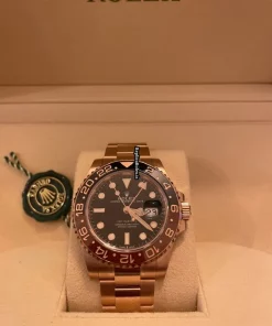 Wonderful Fake Rolex Gmt-master II 126715chnr-0001 Caliber 3285 Automatic Movement 40mm Rose Gold Case Mens/unisex Watch