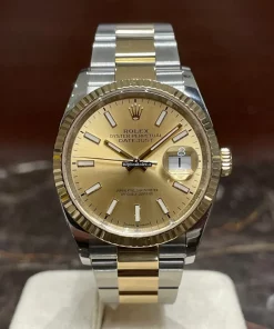 Fantastic Fake Rolex Datejust 126233 Caliber 3235 Automatic Movement 36mm Gold/steel Case Mens/unisex Watch