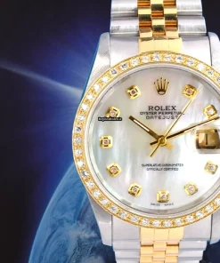 Aaa Replica Rolex Datejust 16233 Caliber 3135 Automatic Movement 36mm Gold/steel Case Mens/unisex Watch