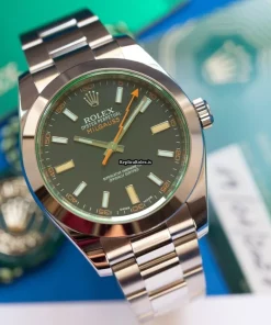 Lovely Replica Rolex Milgauss 116400gv Caliber 3131 Automatic Movement 40mm Steel Case Mens/unisex Watch