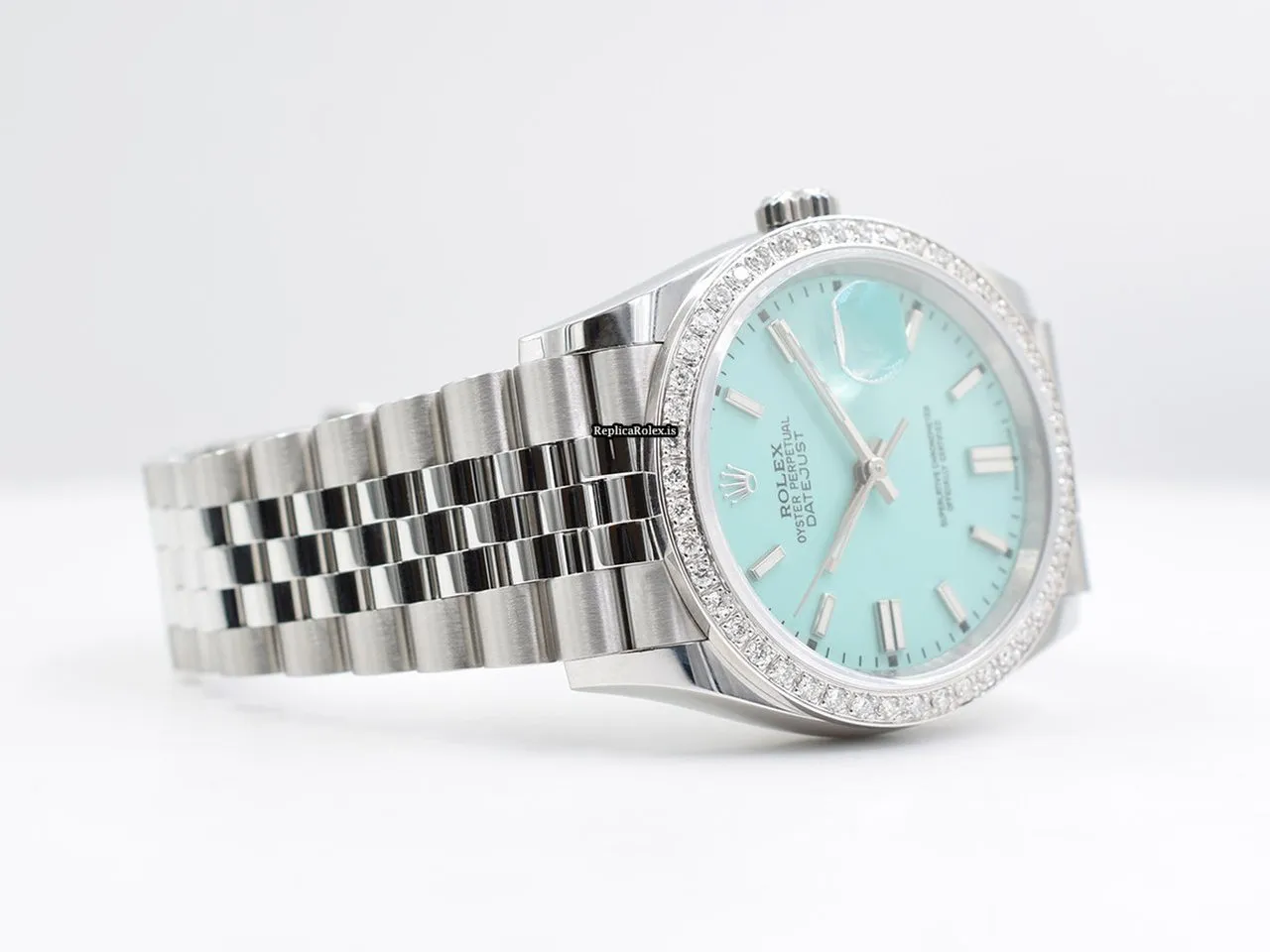 Distinctive Replica Rolex Datejust Caliber 3235 Automatic Movement 36mm Steel Case Mens/unisex Watch - Image 6