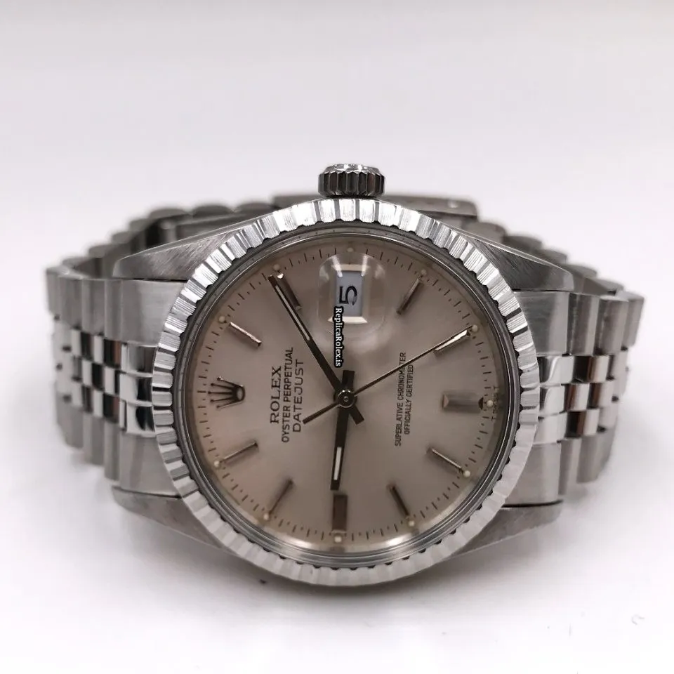 Swiss Fakes Rolex Datejust 16030 Caliber 3035 Automatic Movement 36x44mm Steel Case Mens/unisex Watch - Image 4