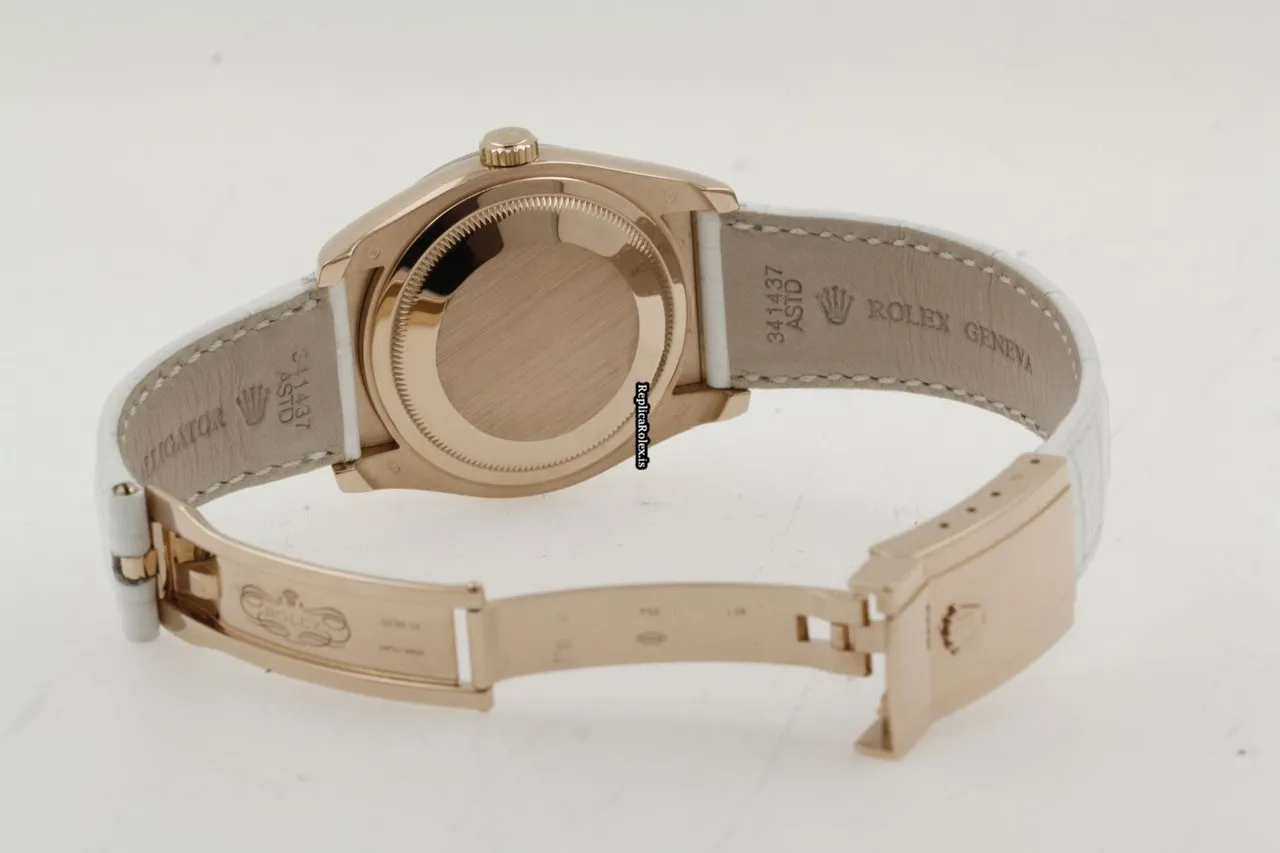 Ideal Replica Rolex Datejust 116185 Caliber 3135 Automatic Movement 36mm Rose Gold Case Mens/unisex Watch - Image 11