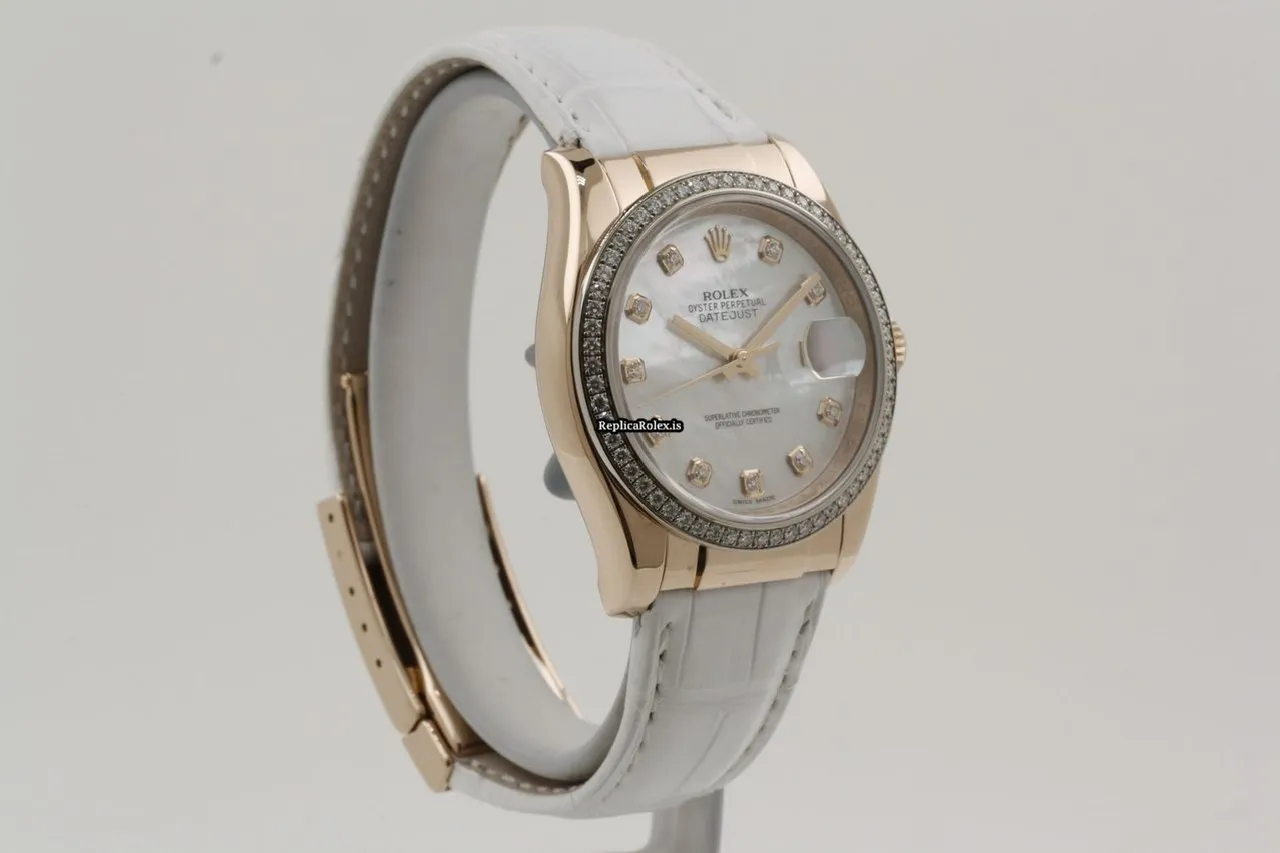 Ideal Replica Rolex Datejust 116185 Caliber 3135 Automatic Movement 36mm Rose Gold Case Mens/unisex Watch - Image 8