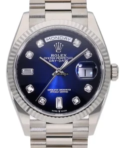 Great Replica Rolex Day-date 36 128239a Caliber 3255 Automatic Movement 36mm White Gold Case Watch