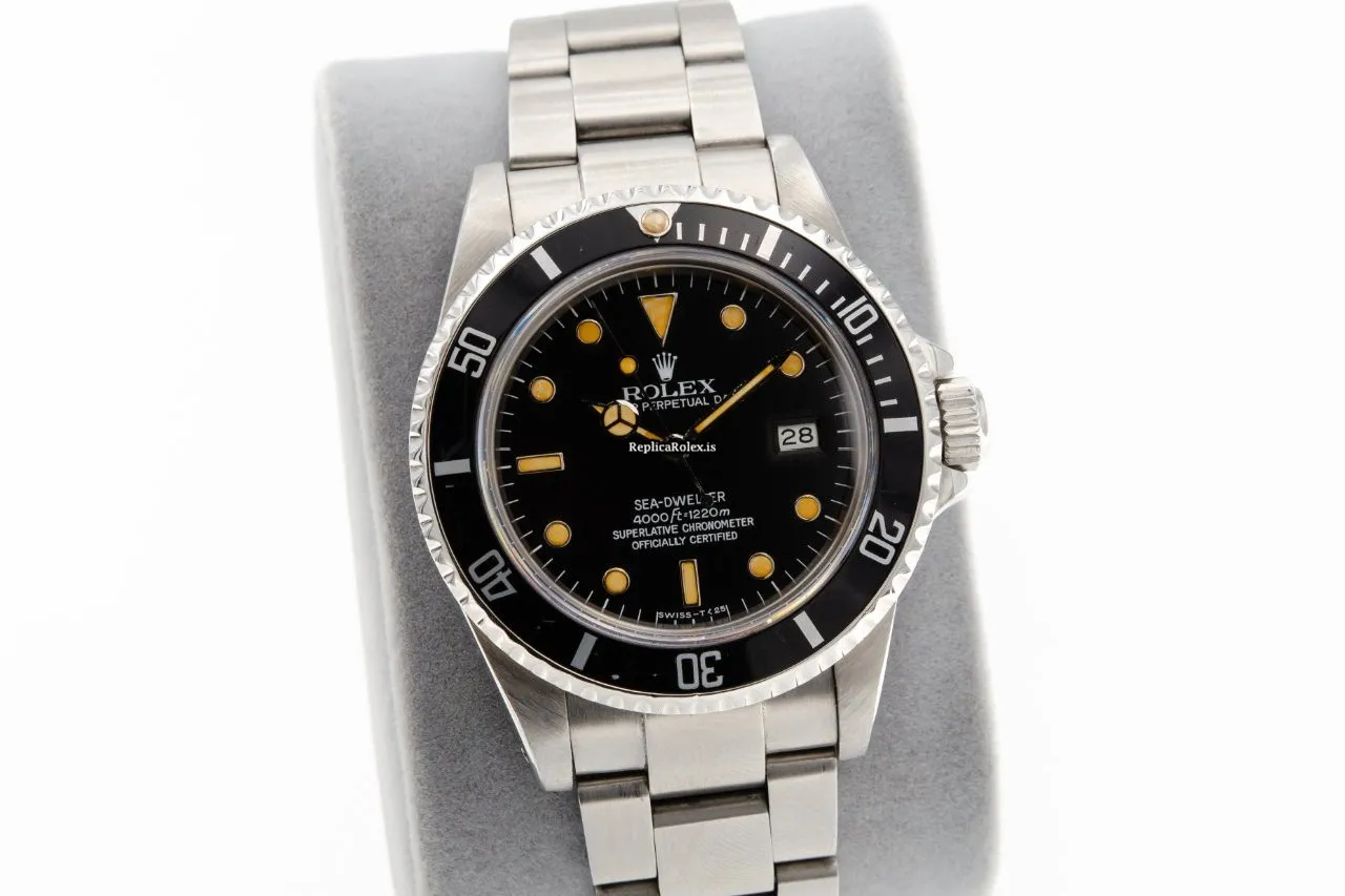 Trustworthy Replica Rolex Sea-dweller 16660 Caliber 3035 Automatic Movement 40mm Steel Case Mens/unisex Watch - Image 8