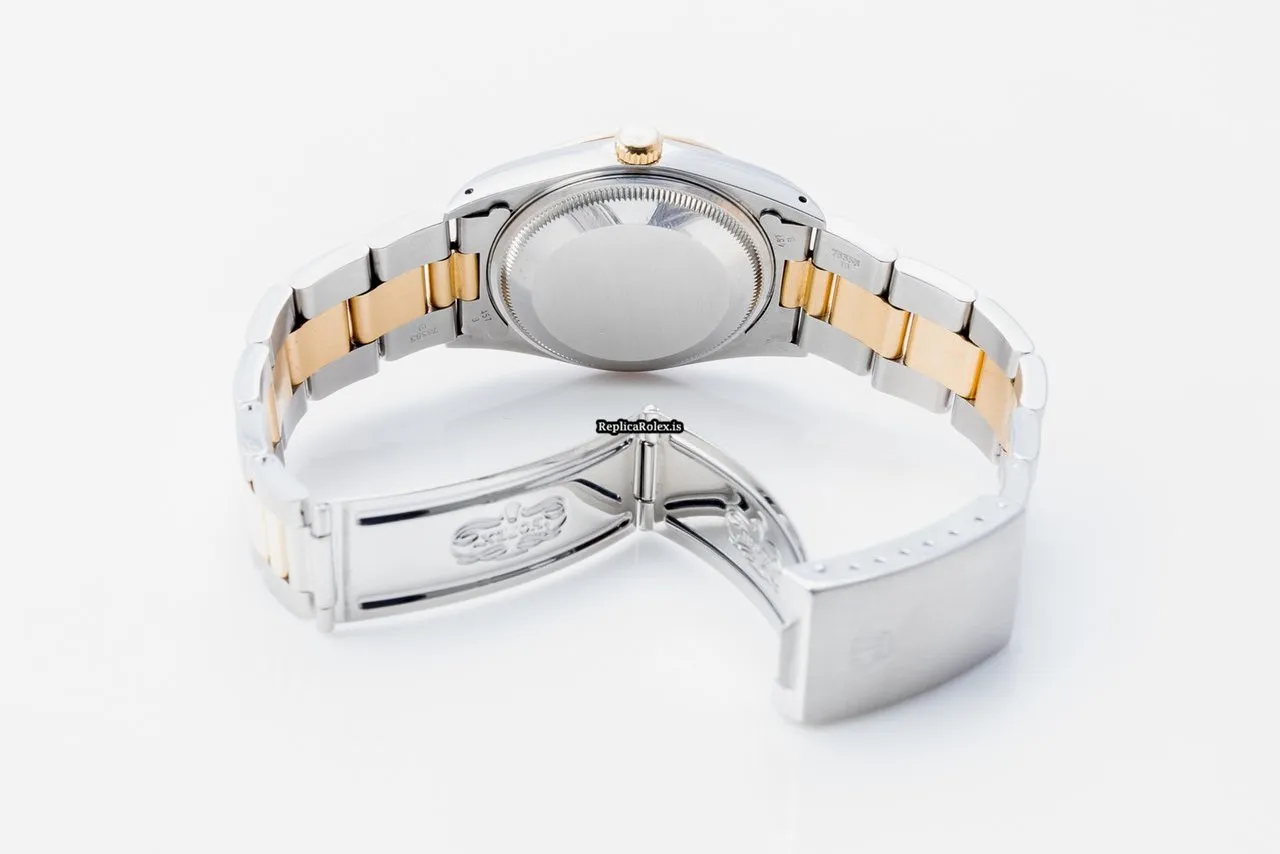 Wholesale Replicas Rolex Oyster Perpetual Date 15223 Caliber 3135 Automatic Movement 34mm Gold/steel Case Mens/unisex Watch - Image 4