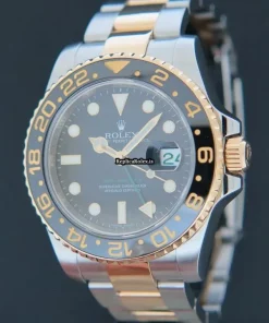 Defect Replica Rolex Gmt-master II 116713ln Automatic Movement 40mm Gold/steel Case Mens/unisex Watch