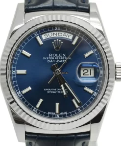 Wholesale Replica Rolex Day-date 36 118139 Caliber 3155 Automatic Movement 36mm White Gold Case Mens/unisex Watch