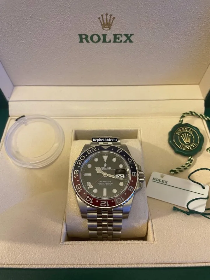 Design Copy Rolex Gmt-master II 126710blro Caliber 3285 Automatic Movement 40mm Steel Case Mens/unisex Watch - Image 3