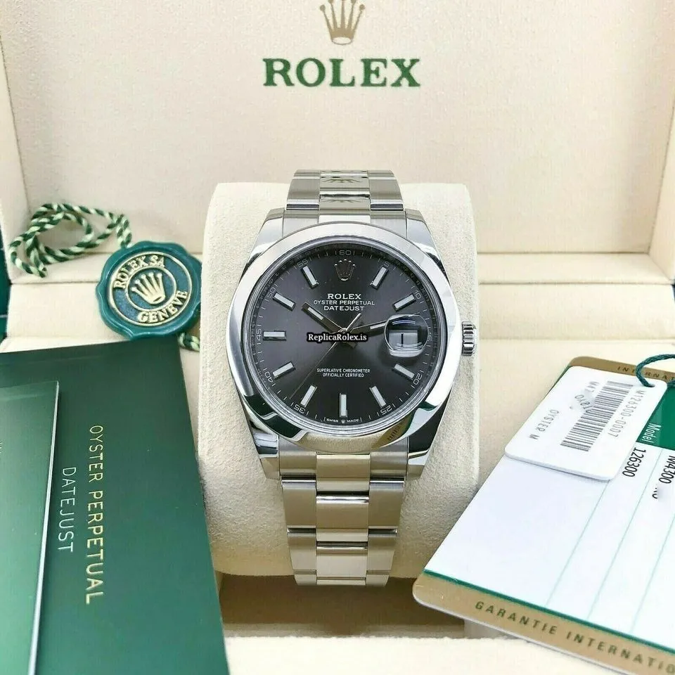 Stylish Fake Rolex Datejust 126300 Caliber 3235 Automatic Movement 41x48mm Steel Case Mens/unisex Watch