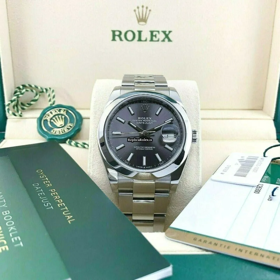 Stylish Fake Rolex Datejust 126300 Caliber 3235 Automatic Movement 41x48mm Steel Case Mens/unisex Watch - Image 2