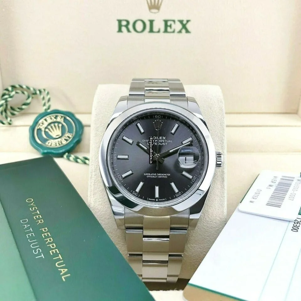 Stylish Fake Rolex Datejust 126300 Caliber 3235 Automatic Movement 41x48mm Steel Case Mens/unisex Watch - Image 4