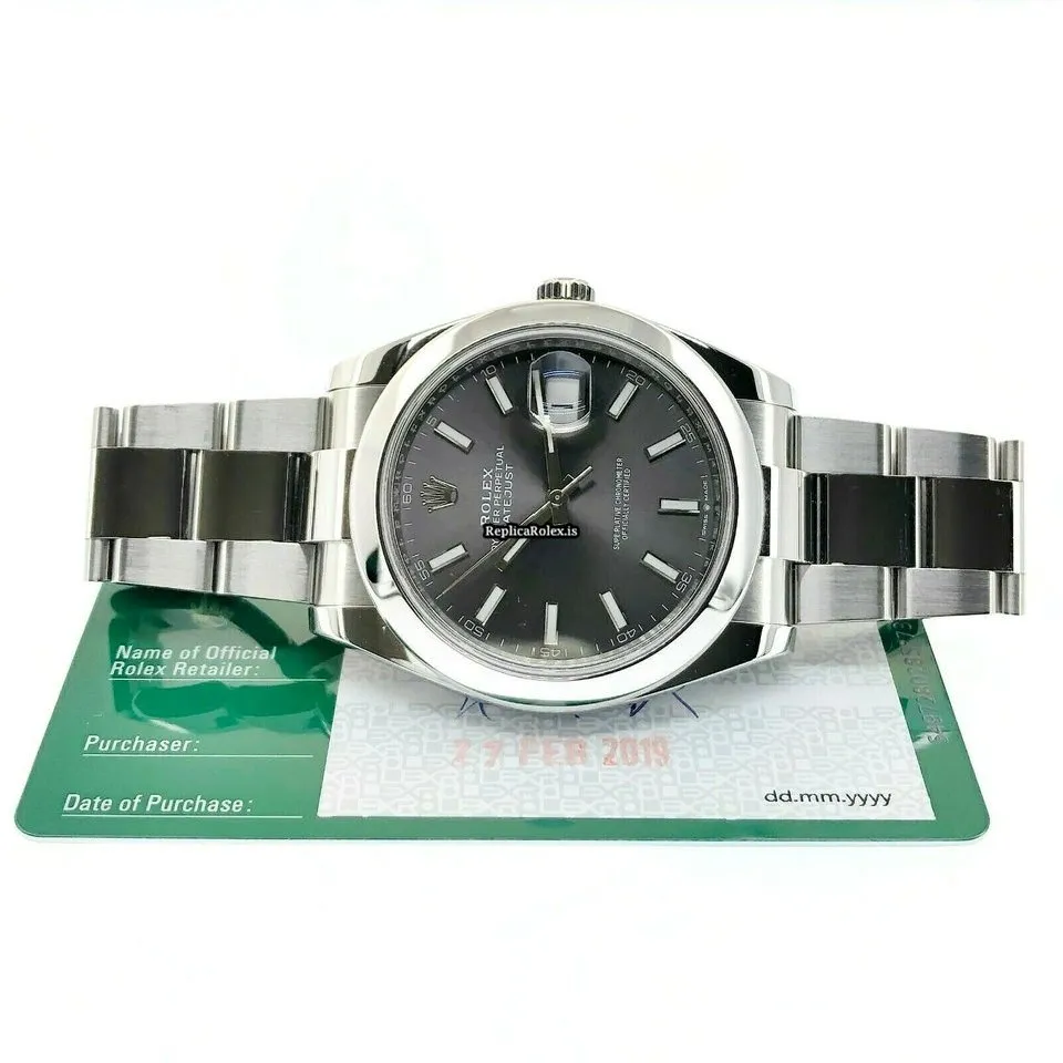 Stylish Fake Rolex Datejust 126300 Caliber 3235 Automatic Movement 41x48mm Steel Case Mens/unisex Watch - Image 9