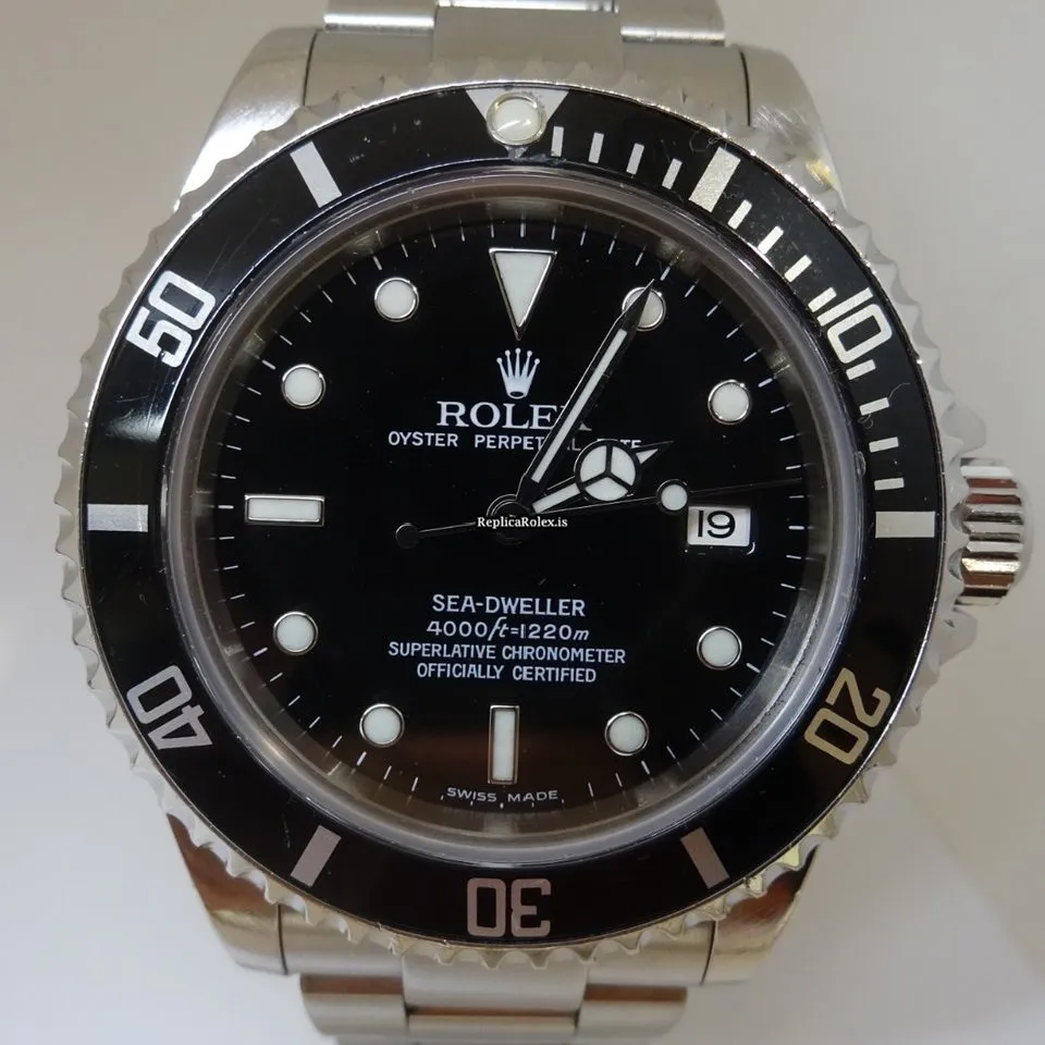 Well Made Replica Rolex Sea-dweller 16600 Caliber 3135 Automatic Movement 40mm Steel Case Mens/unisex Watch - Image 2