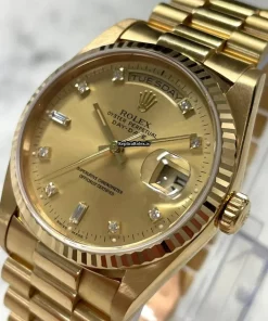 Incredible Replica Rolex Day-date 36 18238 Caliber 3155 Automatic Movement 36mm Yellow Gold Case Mens/unisex Watch