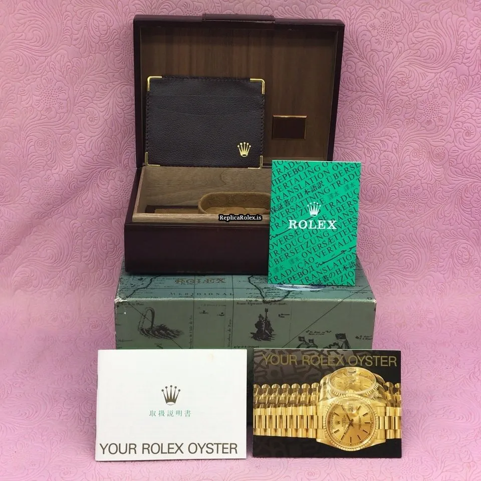 Incredible Replica Rolex Day-date 36 18238 Caliber 3155 Automatic Movement 36mm Yellow Gold Case Mens/unisex Watch - Image 10