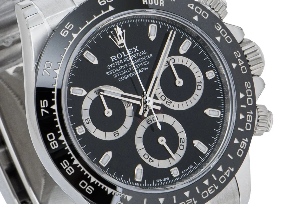 Discount Replica Rolex Daytona 116500ln Caliber 4130 Automatic Movement 40mm Steel Case Mens/unisex Watch - Image 4