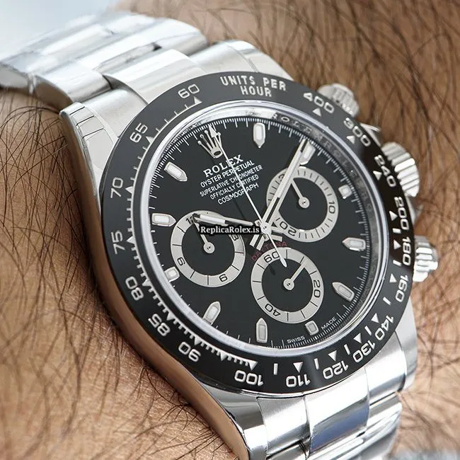 Discount Replica Rolex Daytona 116500ln Caliber 4130 Automatic Movement 40mm Steel Case Mens/unisex Watch - Image 9