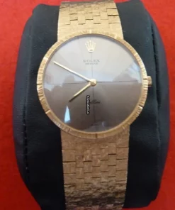 Top Replica Rolex Cellini 3673 Caliber 1600 Manual Winding Movement 31mm Yellow Gold Case Mens/unisex Watch