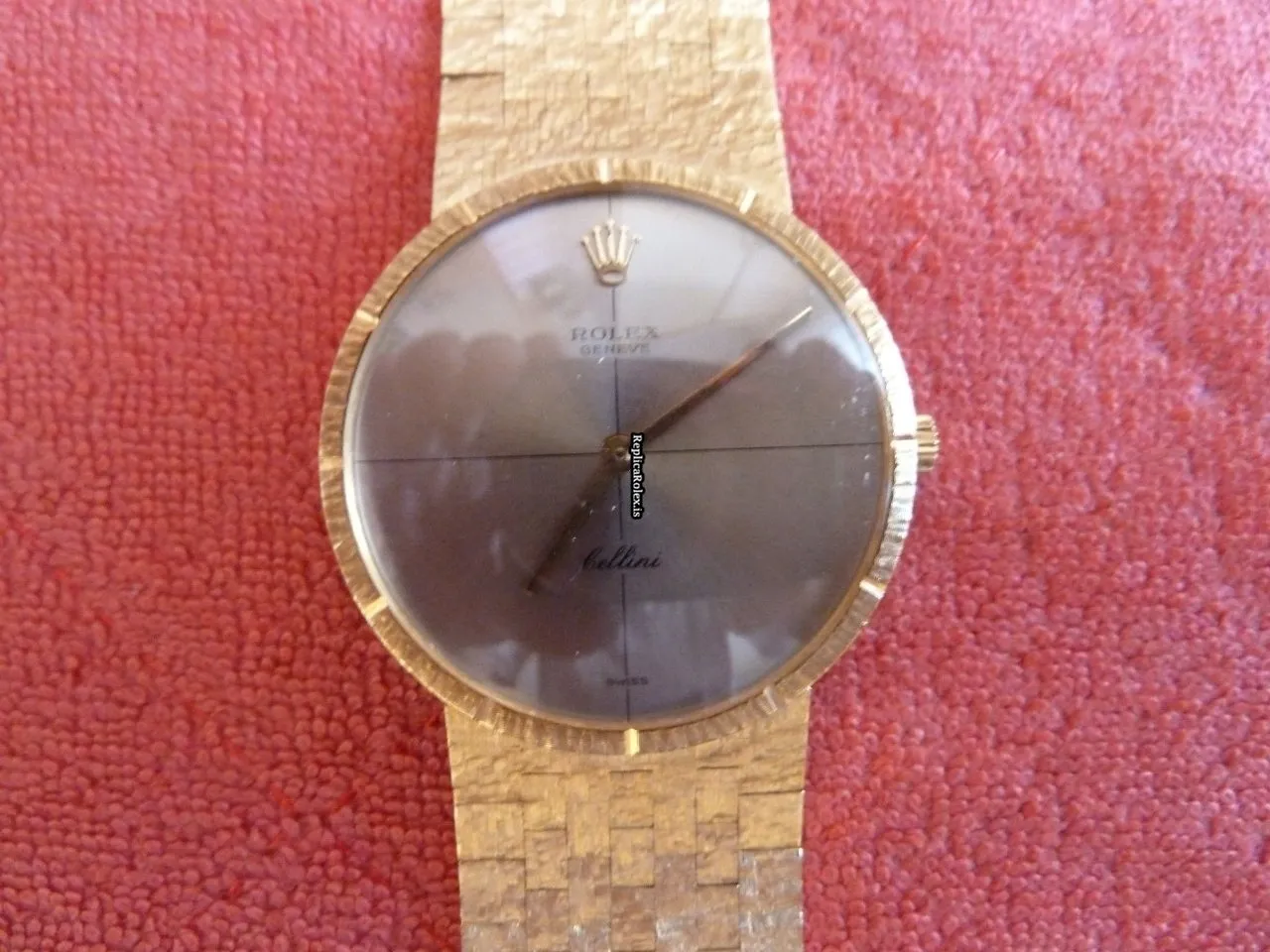 Top Replica Rolex Cellini 3673 Caliber 1600 Manual Winding Movement 31mm Yellow Gold Case Mens/unisex Watch - Image 10