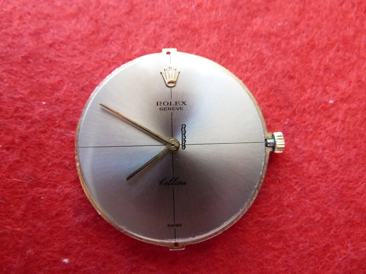 Top Replica Rolex Cellini 3673 Caliber 1600 Manual Winding Movement 31mm Yellow Gold Case Mens/unisex Watch - Image 6